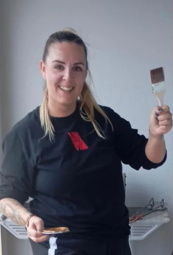 Claudia vor dem Start mit meinPlanB